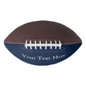 Speciaal gepersonaliseerde tekst Navy Blue White M American Football (Voorkant)