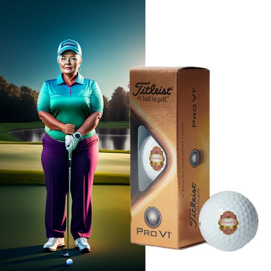 Speciaal gepersonaliseerde Titleist Pro V1 Golf Ba Golfballen