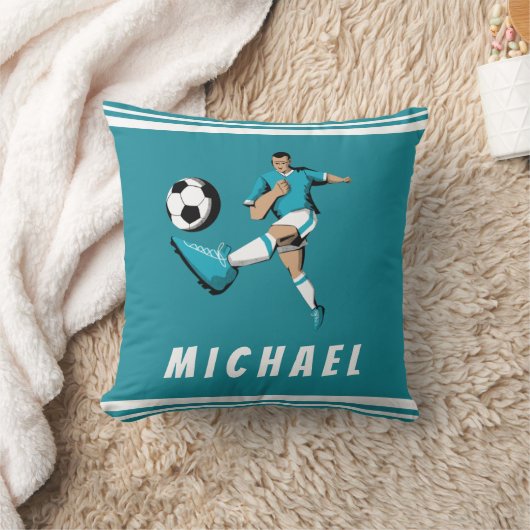 Speciaal gepersonaliseerde videokaart voor voetafd kussen (Deken)