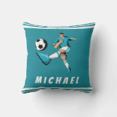 Speciaal gepersonaliseerde videokaart voor voetafd kussen (Achterkant)