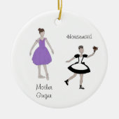 Speciaal gepersonaliseerde vloeistof/ventilator/ma keramisch ornament (Voorkant)