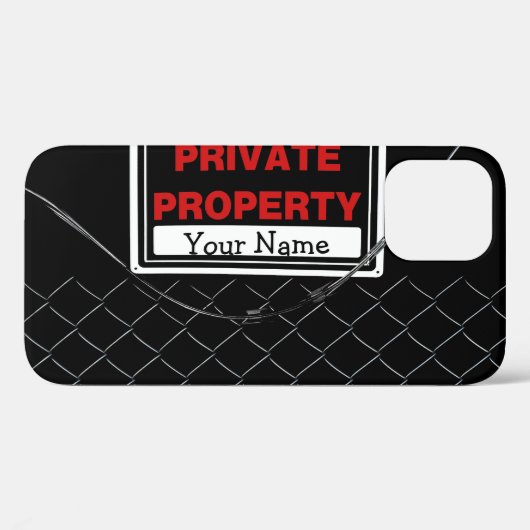 Speciaal gepersonaliseerde vun-coole unieke monogr Case-Mate iPhone case (Achterkant (horizontaal))