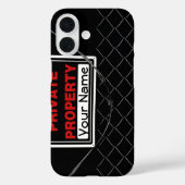 Speciaal gepersonaliseerde vun-coole unieke monogr Case-Mate iPhone case (Achterkant)