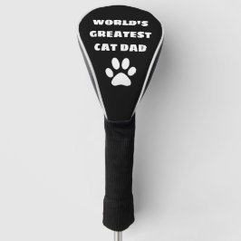 Speciaal gepersonaliseerde wereld's grootste kat p golfheadcover