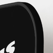 Speciaal gepersonaliseerde wereld's grootste kat p pickleball paddle (Links Detail)