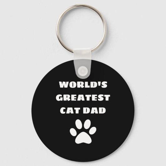 Speciaal gepersonaliseerde wereld's grootste kat p sleutelhanger (Voorkant)