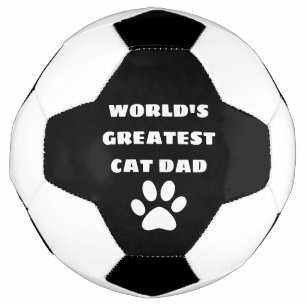 Speciaal gepersonaliseerde wereld's grootste kat p voetbal