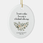 Speciaal gepersonaliseerde whitepelichtingsceramie keramisch ornament (Rechts)