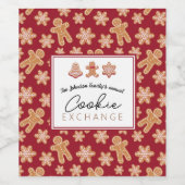 Speciaal gepersonaliseerde Wijnfleslabel Koekjesui Wijn Etiket (Enkel label)