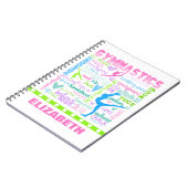 Speciaal gepersonaliseerde woordgymnastiek Typogra Notitieboek (Linkerzijde)