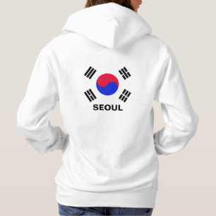 Speciaal gepersonaliseerde Zuid-Koreaanse vlag. Hoodie