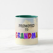 Speciaal gepromoot op Grootma, pastel Clouds Desig Mok (Midden)