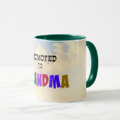 Speciaal gepromoot op Grootma, pastel Clouds Desig Mok (Voorkant rechts)