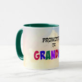 Speciaal gepromoot op Grootma, pastel Clouds Desig Mok (Voorkant links)