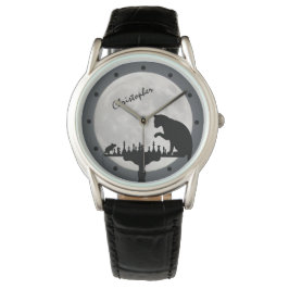 Speciaal geschaafd met volle motorkat en muisspel horloge