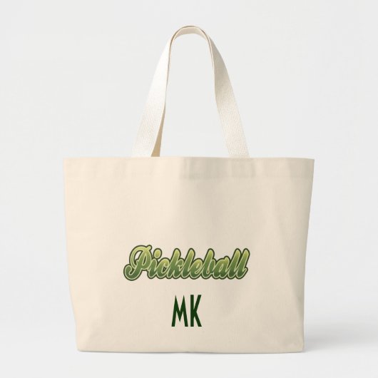 Speciaal geschakelde Pickleball Gear Bag Grote Tote Bag (Voorkant)