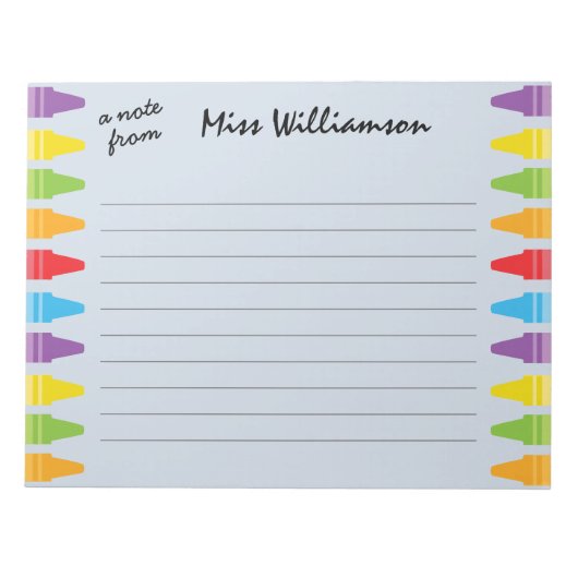 Speciaal geschenken voor de waardering van de lera notitieblok (Voorkant)