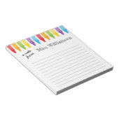 Speciaal geschenken voor de waardering van de lera notitieblok (Schuin)