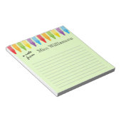 Speciaal geschenken voor de waardering van de lera notitieblok (Schuin)