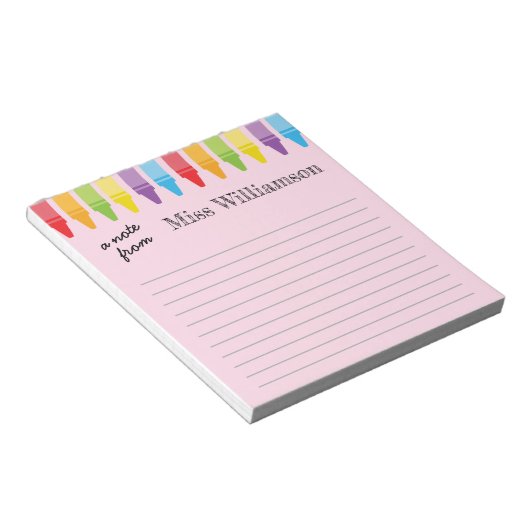 Speciaal geschenken voor de waardering van de lera notitieblok (Schuin)