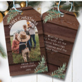 Speciaal geschetst Label voor kerstcadeautjes Cadeaulabel