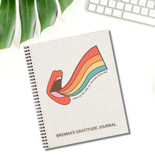 Speciaal geschreeuw voor de Heer Retro Christelijk Notitieboek