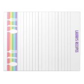 Speciaal geschreven pagina's ontvangen pagina's notitieblok (Voorkant)