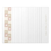 Speciaal geschreven pagina's ontvangen pagina's notitieblok (Voorkant)