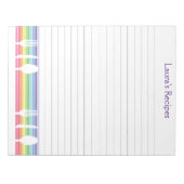 Speciaal geschreven pagina's ontvangen pagina's notitieblok (Voorkant)