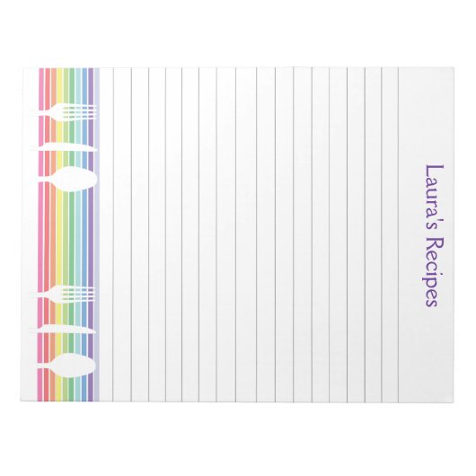 Speciaal geschreven pagina's ontvangen pagina's notitieblok (Voorkant)