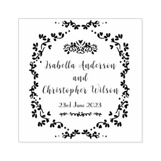 Speciaal geschreven teksten Romantic Wood Art Stam Rubberstempel