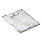 Speciaal geschrift (blauw/houtskool) notitieblok (Schuin)