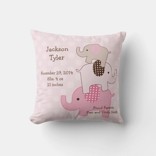 Speciaal "gestapelde liften met stippen" Pillow Kussen (Voorkant)