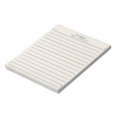 Speciaal Gestippeld Gelinieerd Papier Van Het Bure Notitieblok (Linkerzijde)