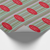 Speciaal gestreept cadeaupapier (Hoek)