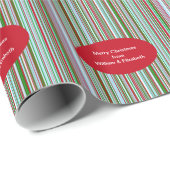 Speciaal gestreept cadeaupapier (Rol Hoek)
