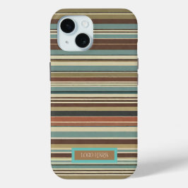 Speciaal gestreept iPhone 15 case