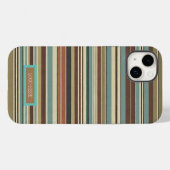 Speciaal gestreept Case-Mate iPhone case (Achterkant (horizontaal))