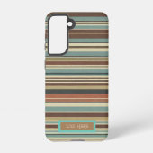 Speciaal gestreept samsung galaxy hoesje (Achterkant)