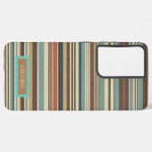 Speciaal gestreept samsung galaxy hoesje (Linkerkant)