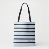 Speciaal gestreept tote bag (Voorkant)