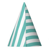 Speciaal gestreepte Birthday party petten Feesthoedjes (Achterkant)