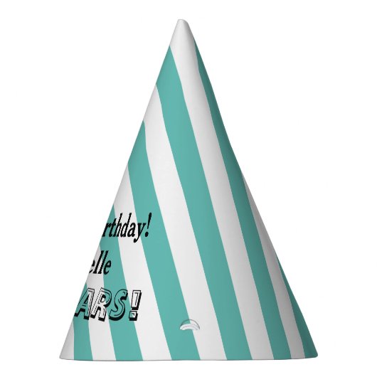 Speciaal gestreepte Birthday party petten Feesthoedjes (Rechts)