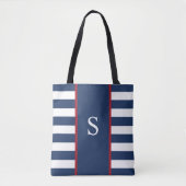 Speciaal gestreepte canvas tas (Voorkant)