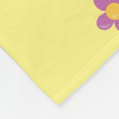 Speciaal gestroomlijnde Baby Unicorn & Regenboog Fleece Deken (Hoek)