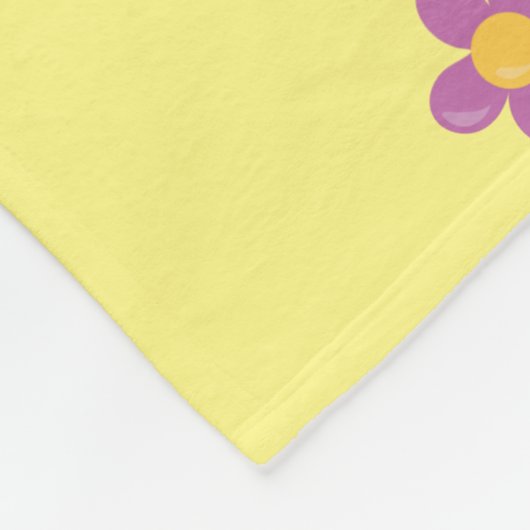 Speciaal gestroomlijnde Baby Unicorn & Regenboog Fleece Deken (Hoek)