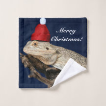 Speciaal getrokken drakenhagedis - Santa Hat