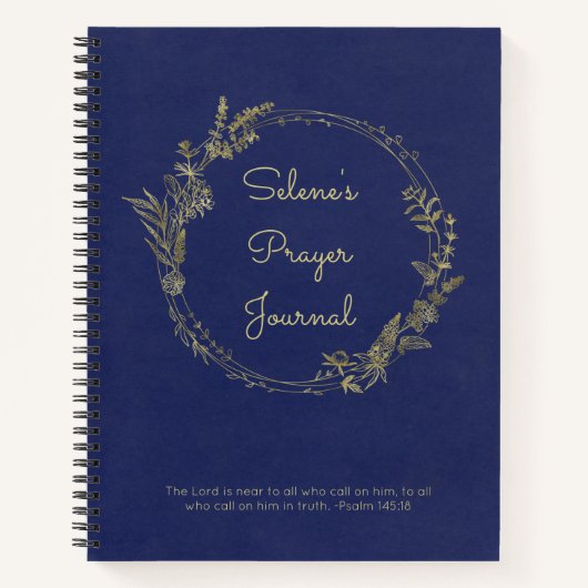 Speciaal geüpdatete Prayer Journal Notitieboek (Voorkant)