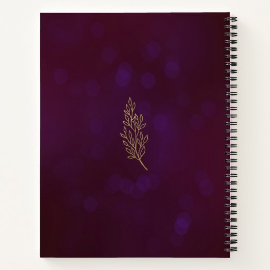 Speciaal geüpdatete Prayer Journal Notitieboek (Achterkant)