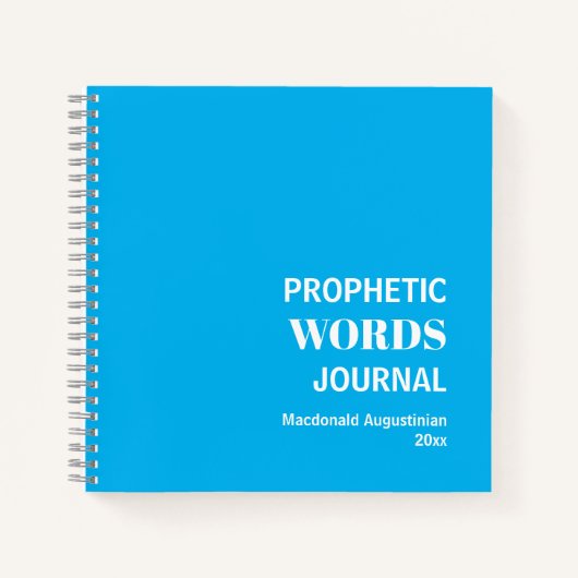 Speciaal geüpdatete Prayer Journal Notitieboek (Voorkant)